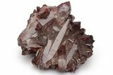 Natural, Red Quartz Crystal Cluster - Morocco #232860-1
